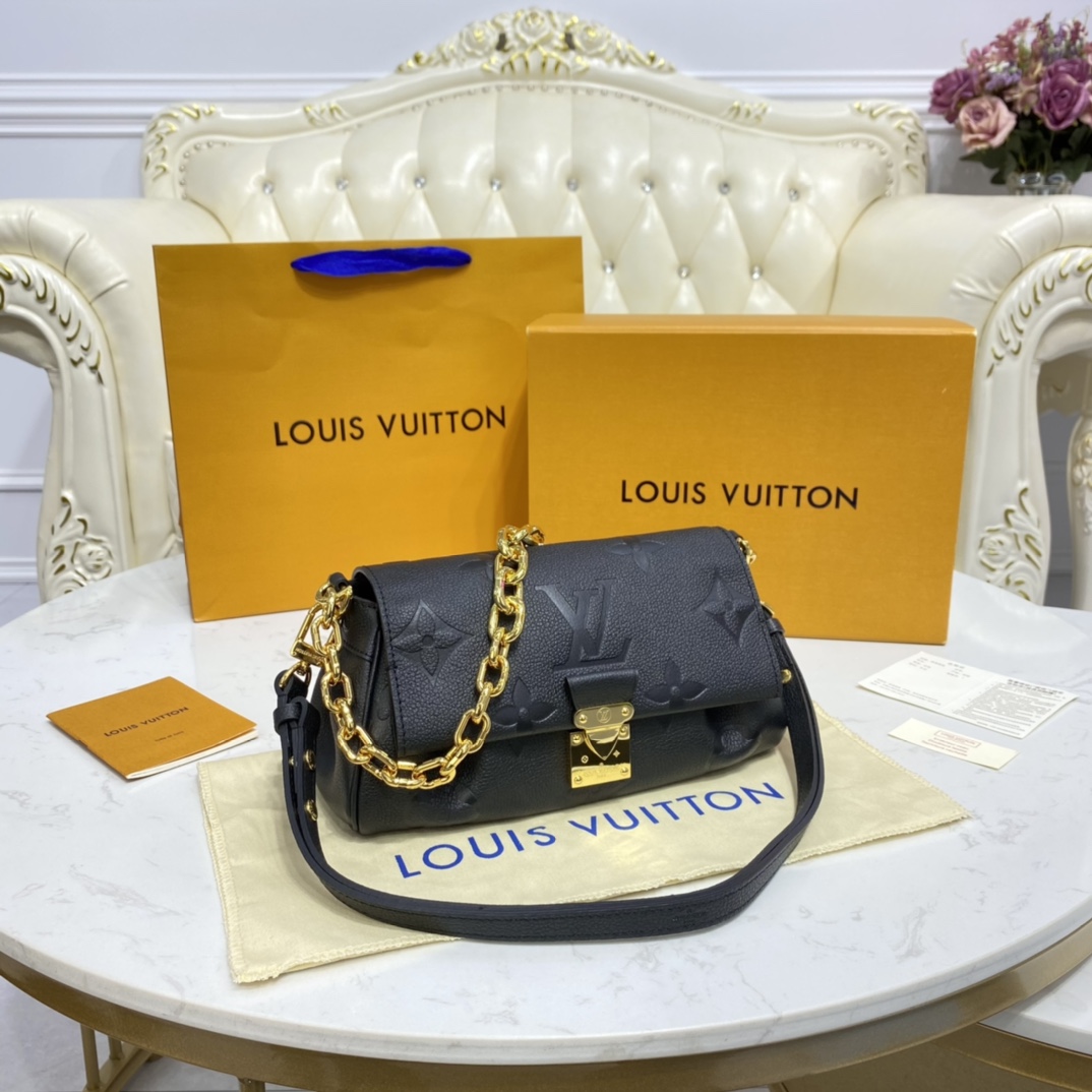 Louis Vuitton FAVORITE Monogram Shoudler Bag  M45813 Black